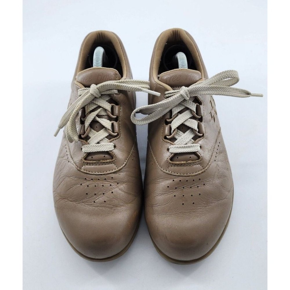 SAS Free Time Lace Up Comfort Walking Shoes Beige Size Men's 8.5 Women's 10 - Picture 2 of 16